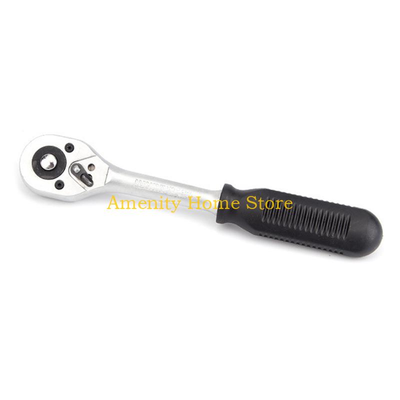 F26C Mini Ratchet Wrench Screwdriver 72 Teeth Socket Batch Head Quick Ratchet Spanner