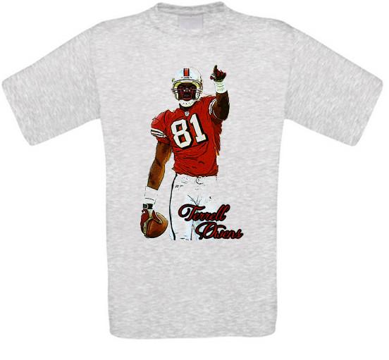 Terrell Owens San Francisco Football T-Shirt XL