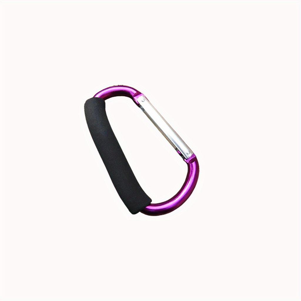 1Pcs Aluminum Alloy D-Ring Carabiner Hammock Hook Hook Organizer Shopping Bag Clip Hook for Outdoor Hiking Travel Backpack