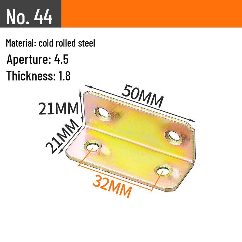 90° L-Shaped Angle Bracket for Table, Chair, Cabinet, and Shelf Support