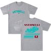 T-shirt Antonelli Andrea Kimi Antonelli 12 Regalo Per Fan di Kimi Abbigliamento Wounisex Unisex T-shirt in Puro Cotone Estiva Casual Traspirante Tee