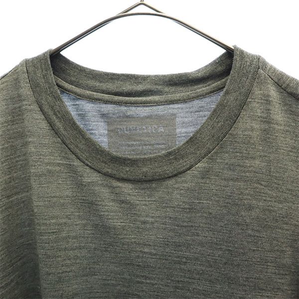 DUVETICA Made In Japan Wool Long Sleeve T-shirt Gray Cut Men's Used