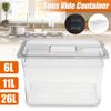 11L 11 Liter Water Tank Bath for Circulator Sous Vide Culinary Immersion Slow Cooker Cooking Tools Sous Vide Container with Lid