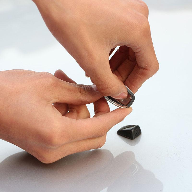 ABS cromat cap de stropire duză de pulverizare apă ștergător capac cu jet de apă autocolant pentru Jeep Compass 2017- mașină