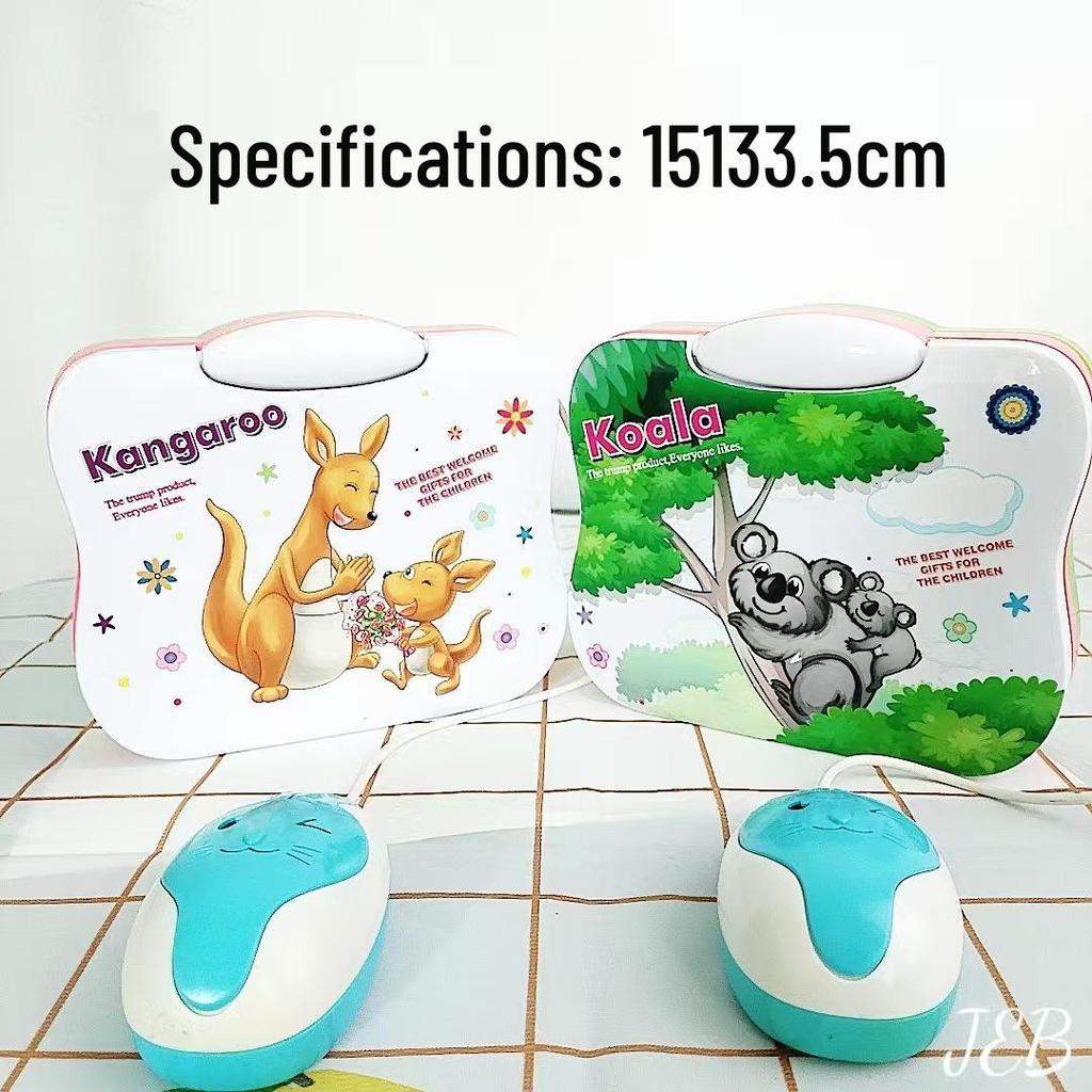 Kids' Multi-functional Notebook: Luminous Mouse, Story Reader, Early Education & Learning Tool