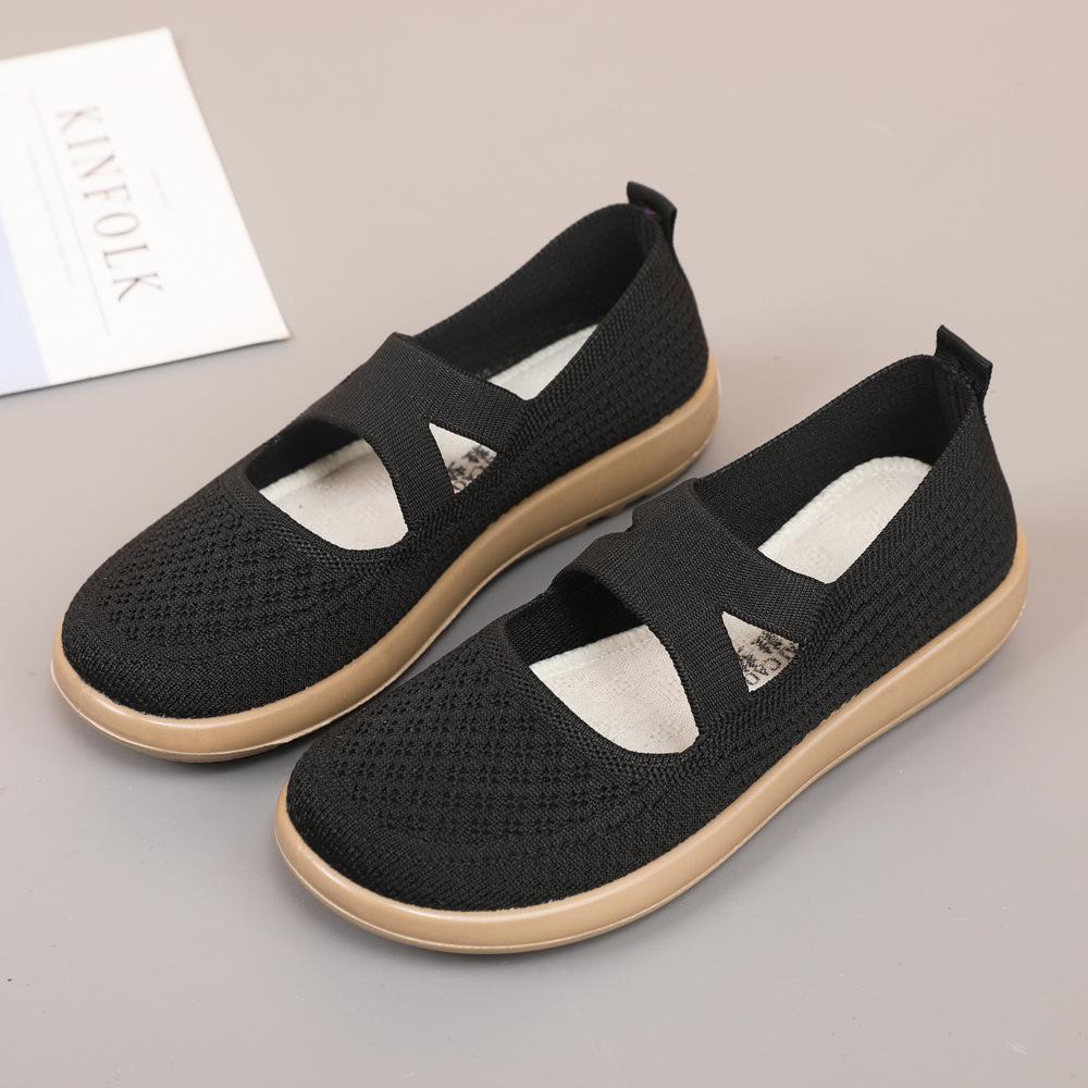 

Summer new flying woven shoes breathable mesh comfortable hollow sandals 36