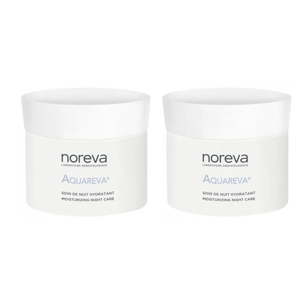 Noreva France Aquareva 24-Hour Moisturizing Night Cream 50ml x 2 bottles