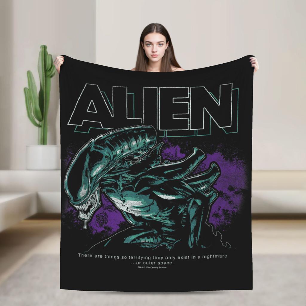 Aliens Earth Xenomorph XX121 Multi Pose Blanket Cover Flannel Soft Throw Blanket for Bedspread Quilt Multifunction