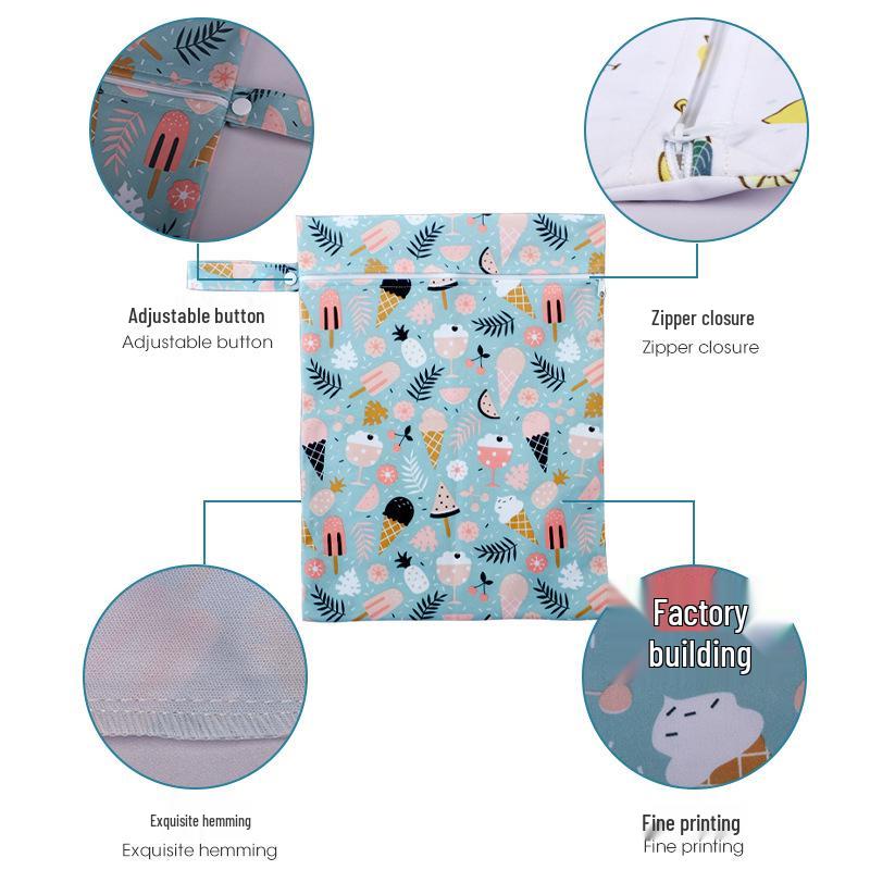 Waterproof 30x40 Single Pocket Digital Print Hanging Travel Storage Bag
