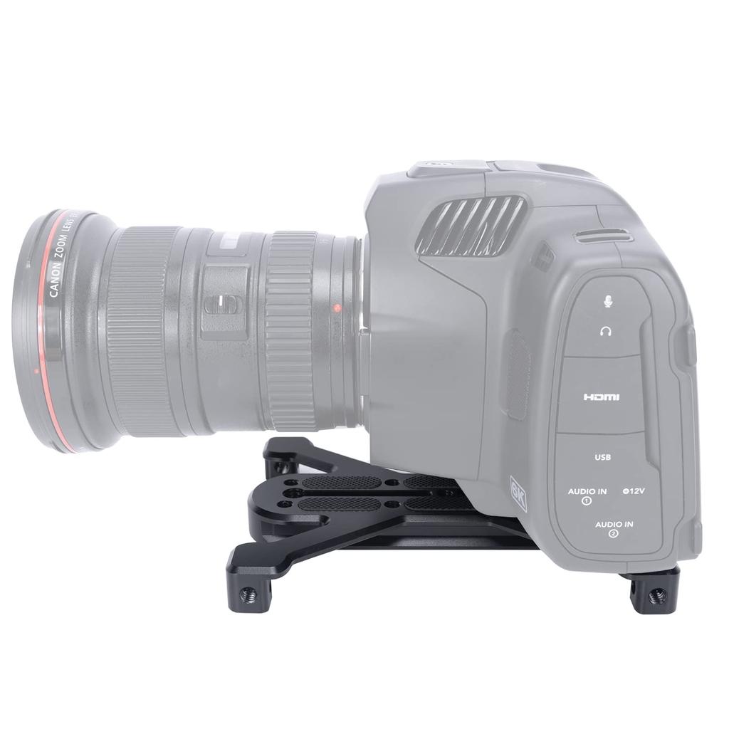 Niceyrig Arca-Swiss Standard Quadruped Base Plate for DSLR Rigging Cages, Compatible with Arca-Swiss Standard Tripods (Large-530)