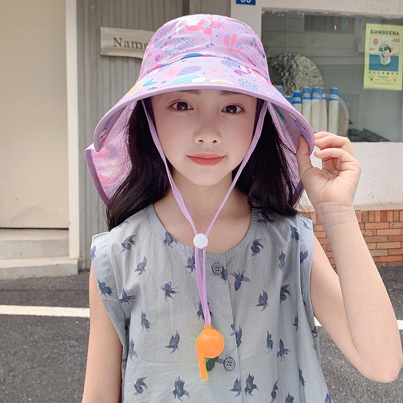 Children s Wide Brim Sun Hat - UV Protection for Boys & Girls (Spring/Summer)
