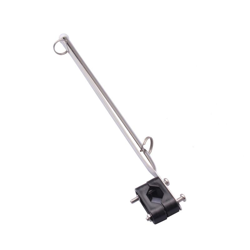 Boat Accessories Marine Marine Rail Mount Flag Pole Stainless Steel for Boat Yacht Fits 7/8 Rails