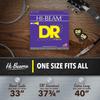 DR Strings Electric Guitar MTR-10 Strings, HI-BEAM Nickel, .010-.046