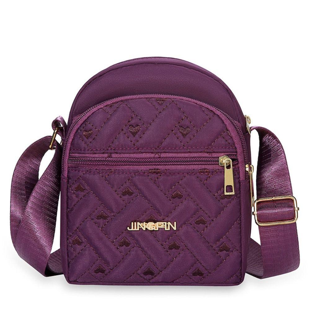 

Маленькі квадратні сумки кросбоді Багатофункціональна сумка для мобільного телефону Модна сумка-месенджер фіолетовий