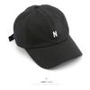Women's Trendy Letter N Soft-top Baseball Cap, Outdoor Sun Protection, Sunshade, Couple's Duckbill Cap