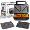 Opiekacz Do Kanapek Breville 3-W-1 Toster, Gofrownica, Panini - Vst098X