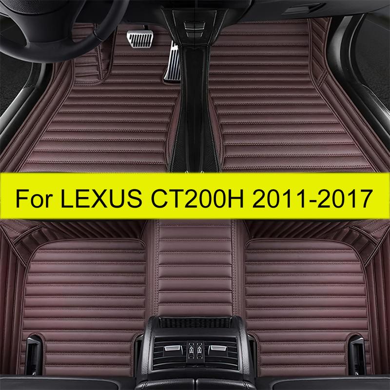 Car floor mats for LEXUS CT series 200h CT200h 2011 2012 2013 2014 2015 2016 2017  auto foot Pads automobile carpet cover