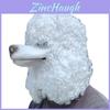 Máscara de Animal Poodle Látex Adereço Cabeça Cão de Estimação Fantasia de Halloween Para Festas a Fantasia