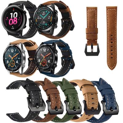 Genuine Leather Strap for Xiaomi MI Watch Color 2 S2 42mm 46mm Band S1 Pro Revolve Active Vintage Cowhide Watchband