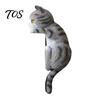 Adhesive Switch Plate Cover 3D Cat Light Sticker, Decorative Resin Wall Cover, Cute Animal Surround Stickers, Peel And Stick decorations for