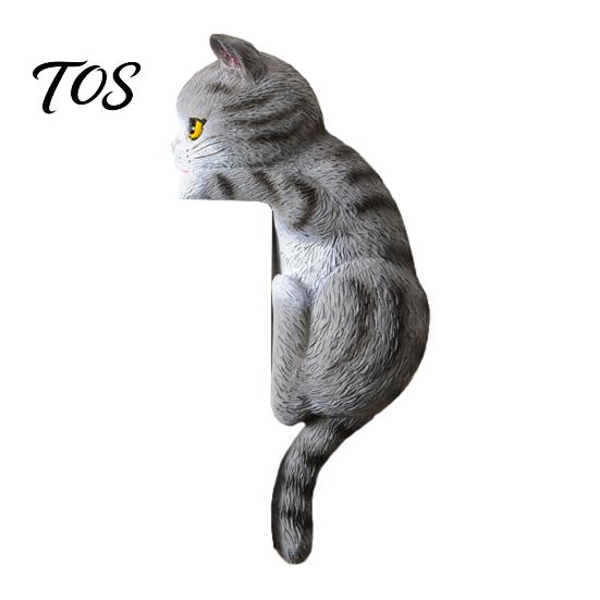 Adhesive Switch Plate Cover 3D Cat Light Sticker, Decorative Resin Wall Cover, Cute Animal Surround Stickers, Peel And Stick decorations for