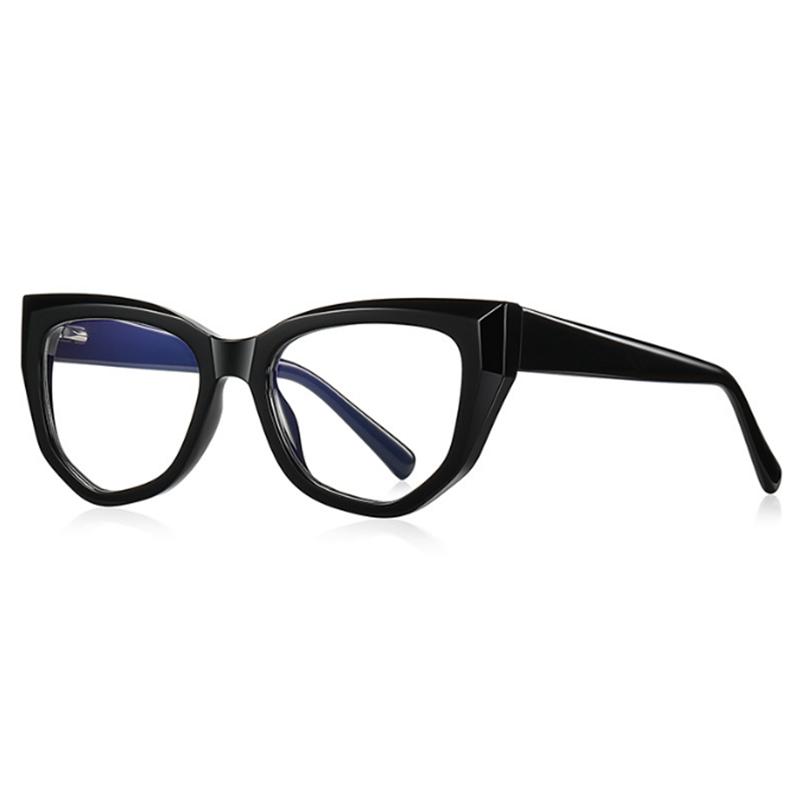 Polygon Cat Eyes Photochromic Glasses Women Myopia Eyeglasses Students Short Sight Eyewear 0 -0.5 -1 -1.25 -1.5 -1.75 -2.0 To -6
