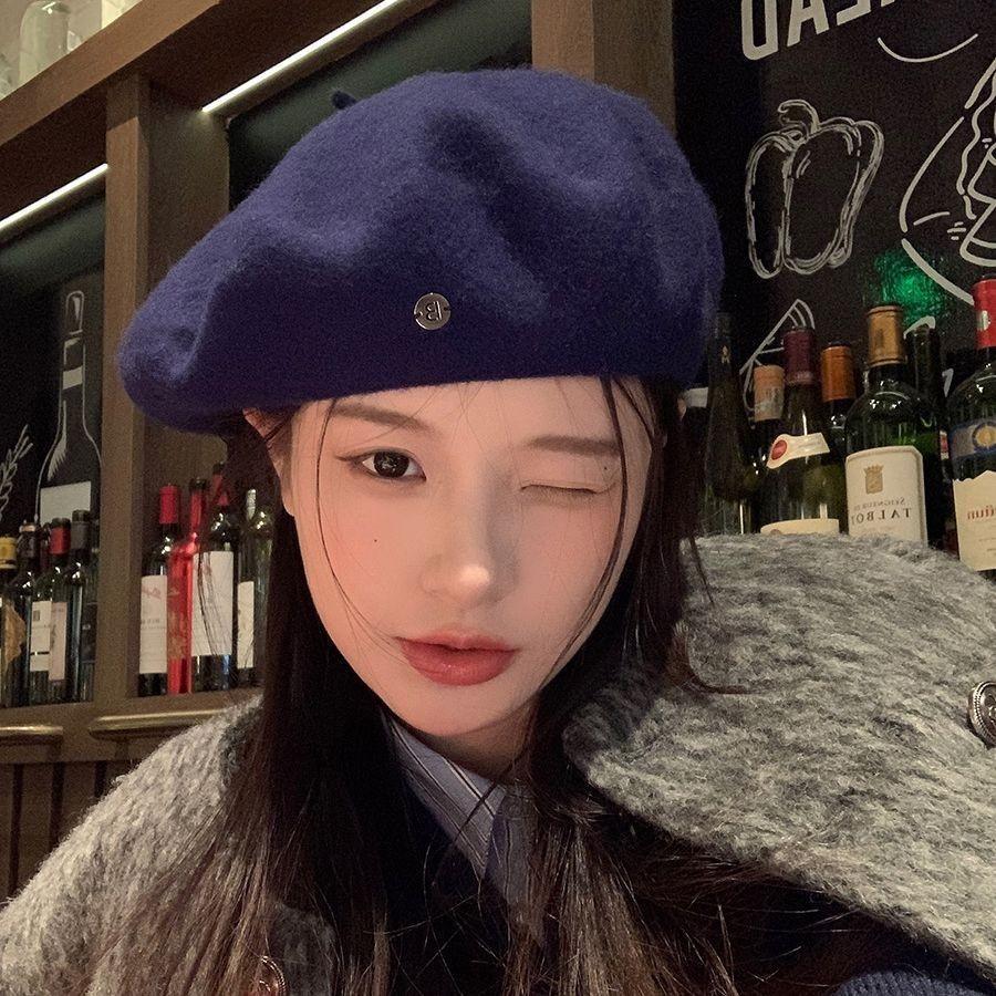 Wool Beret Hat For Women Autumn Winter Warm Fashion Casual Stylish Office Girl