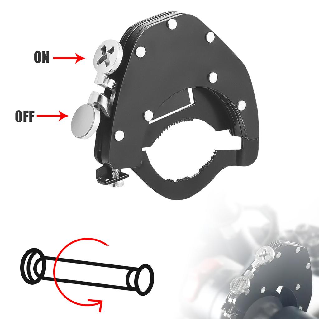Motorcycle Throttle Lock Motorcycle Control Assist Lock Adjustable Control Throttle Assist Lock Retainer Bottom/Top Kit