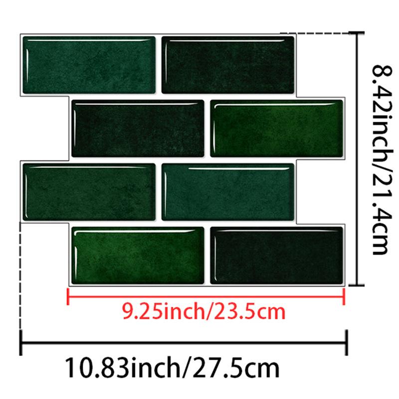 Autocolant de bucătărie impermeabil și rezistent la ulei, autocolant pentru faianță, autocolant de perete autoadeziv, îmbinare cu formă specială