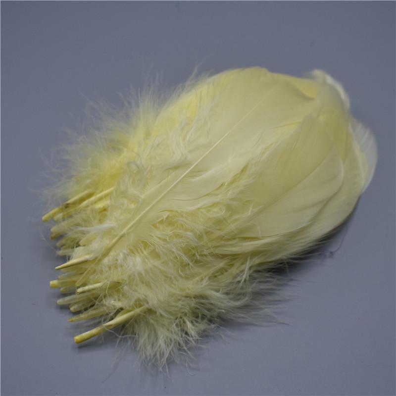 Nature Peppermint Green Goose Nagoire Feathers For Crafts Plumes 5-7Inch/13-18Cm Jewelry Clothing Accessories Wedding Decoration