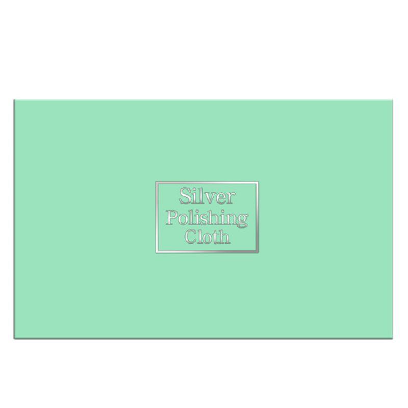 7 x 10 cm Silber-Reinigungstuch, reine Baumwolle, weich, zufällige Farbe, kostenloser Versand im ganzen Land