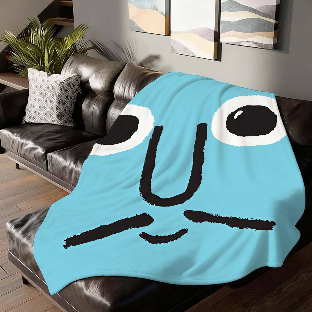 Funny artist J Jean J Jullien Blanket For Sofa Office Bed Plane Travel Sleep Read Relax Camping Soft And Warm