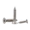 YiguYigu Nickel-Plated Phillips Flat Head Self-Tapping Screws M1-M5, Carbon Steel