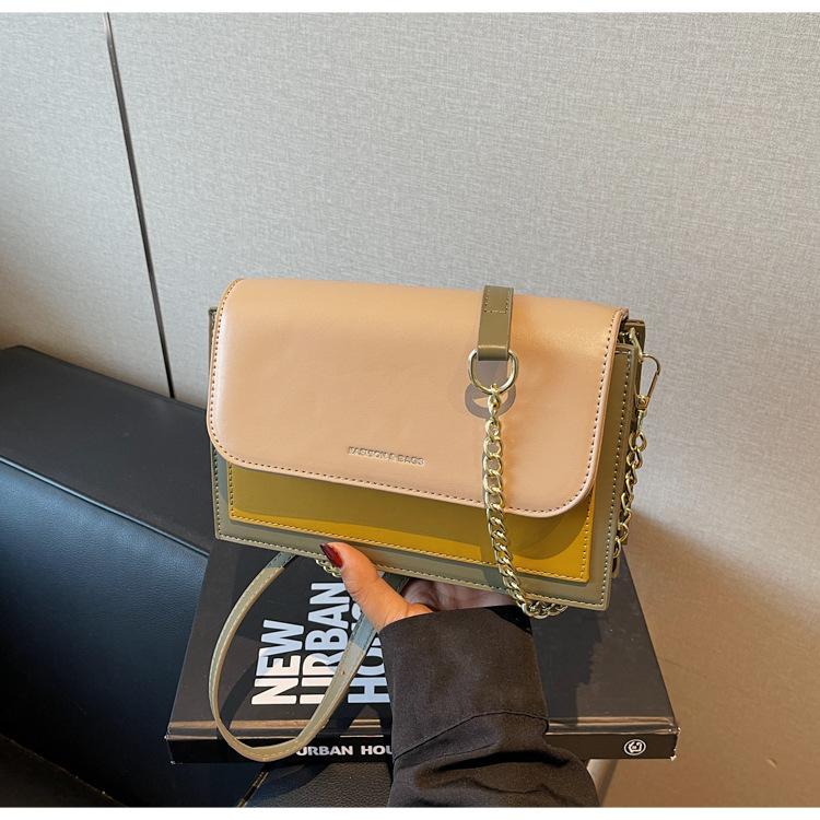 

Ретро сумка женская 2025 новая трендовая модная маленькая квадратная сумка сумка через плечо высококлассная универсальная сумка-мессенджер хаки