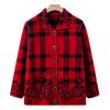 Grandma's Winter Sweater Cardigan Lapel Spring and Autumn Mother's New Knitted Sweater Middle-aged and Elderly Tops Old People's Clothes