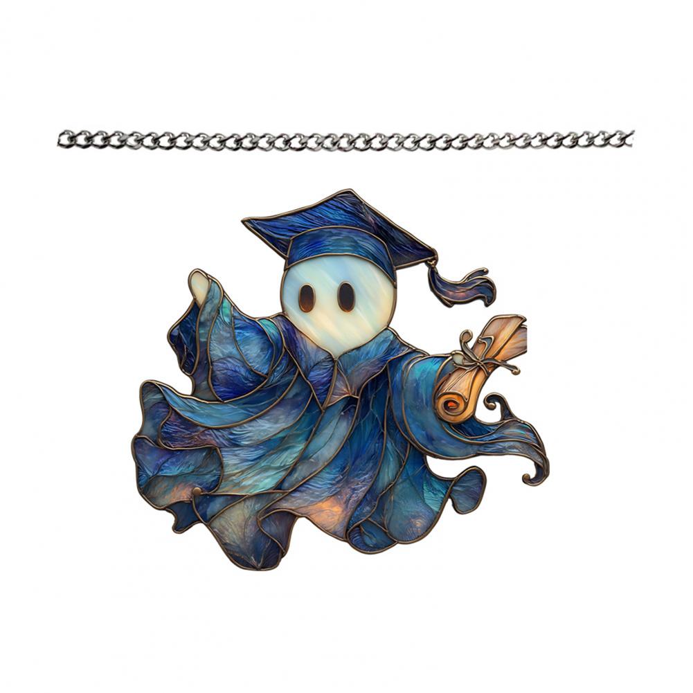 

Ghost-themed Sun Catcher Whimsical Sun Trap Ethereal Ghost Pendant Sun Catcher for Home Garden Decor Peaceful Atmosphere XXL