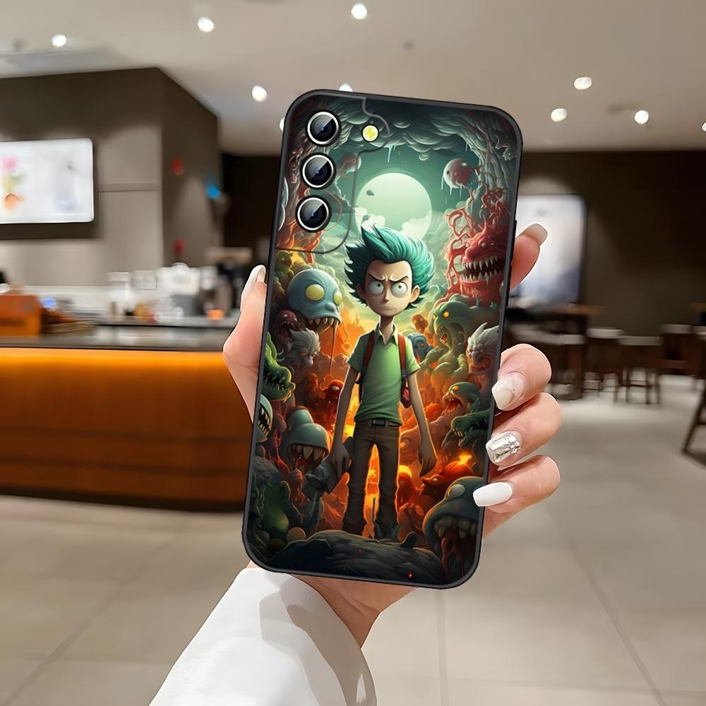 Anime Cartoon Renkli Canavarlar Phone Case For Samsung S24 Ultra S22 S23 S25 S20 Fe S21 Plus A54 A34 A16 A53 Back Cover Samsung s22ultra