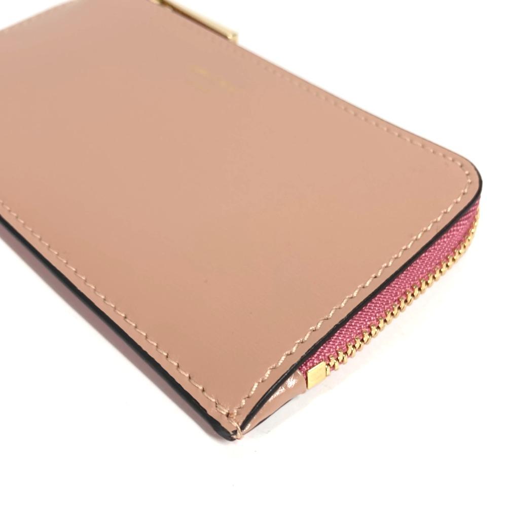 JIMMY CHOO Logo Card Case Pass Case Fragment case Wallet coin purse