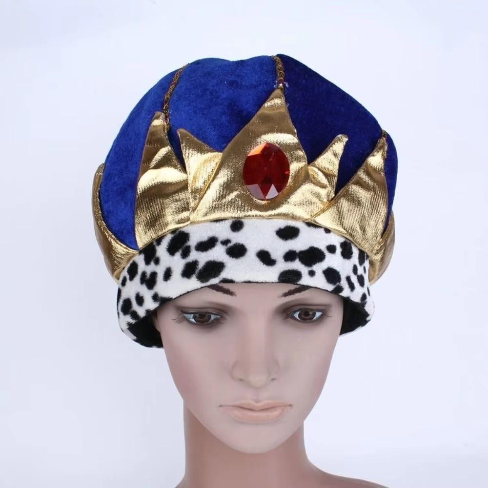 Costume Props King Crown Hat Gold Crown Christmas Show Hat Gifts Pharaoh Hat Halloween Party