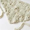 Knitted Floral Lace Triangled Scarf Headbands Lightweight Summer Hair Accessory Bohemian Style Beach Photography Fashion Prop
