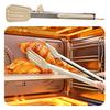 Stainless Steel Food Tongs Non-Slip Ergonomic Kitchen Tongs for BBQ Salad Pasta Heat-Resistant Dishwasher Safe Essential Cooking Utensil