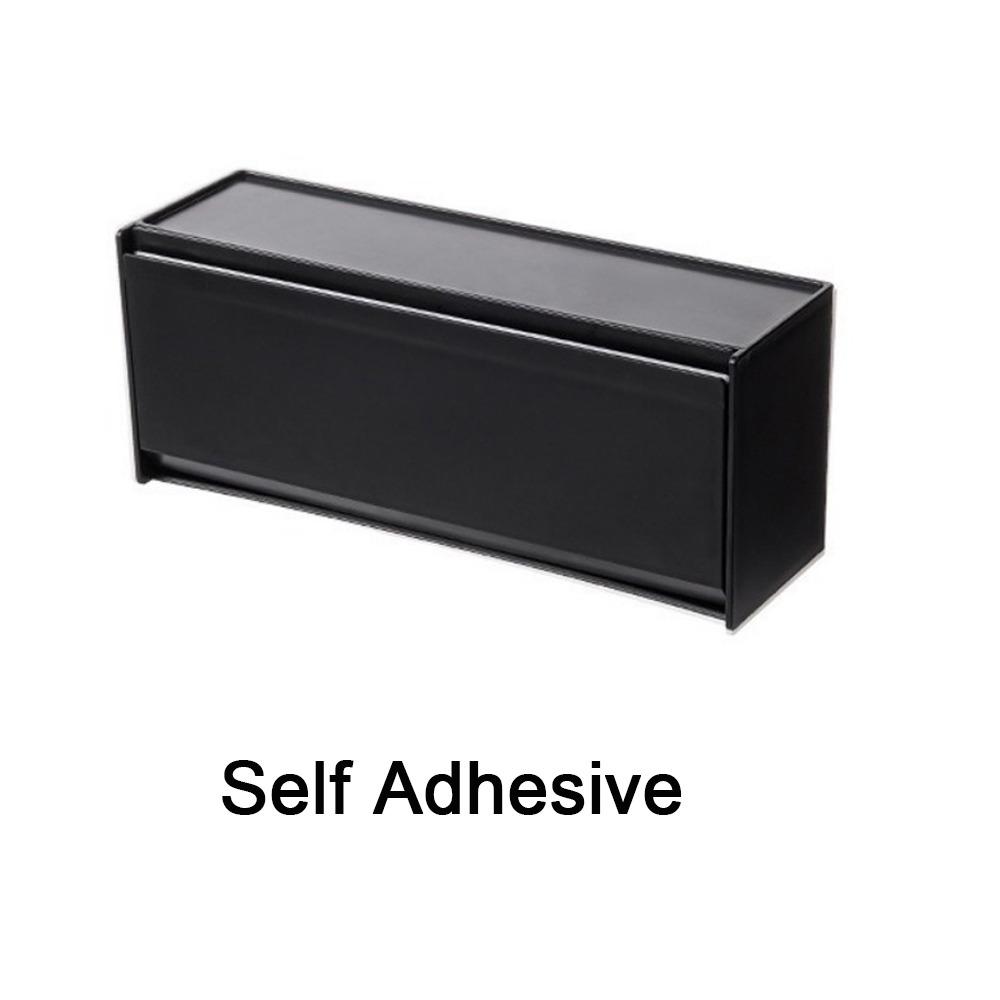 Plastic Magnetic Refrigerator Storage Box Wall Mounted Side Hanging Storage Rack Bathroom