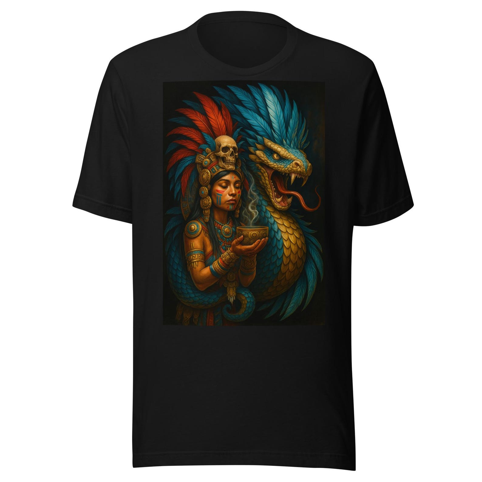 Aztec Calendar Quetzalcoatl Unisex t-shirt M