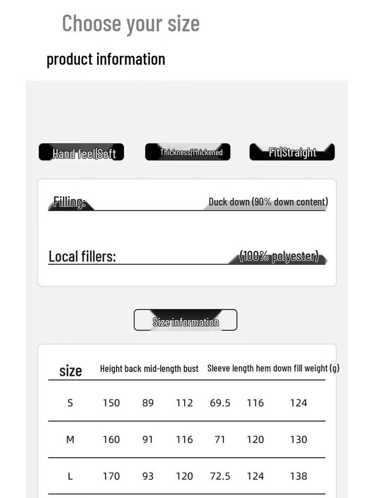 Yaya Women's Hooded Mid-length Thickened Duck Down Jacket