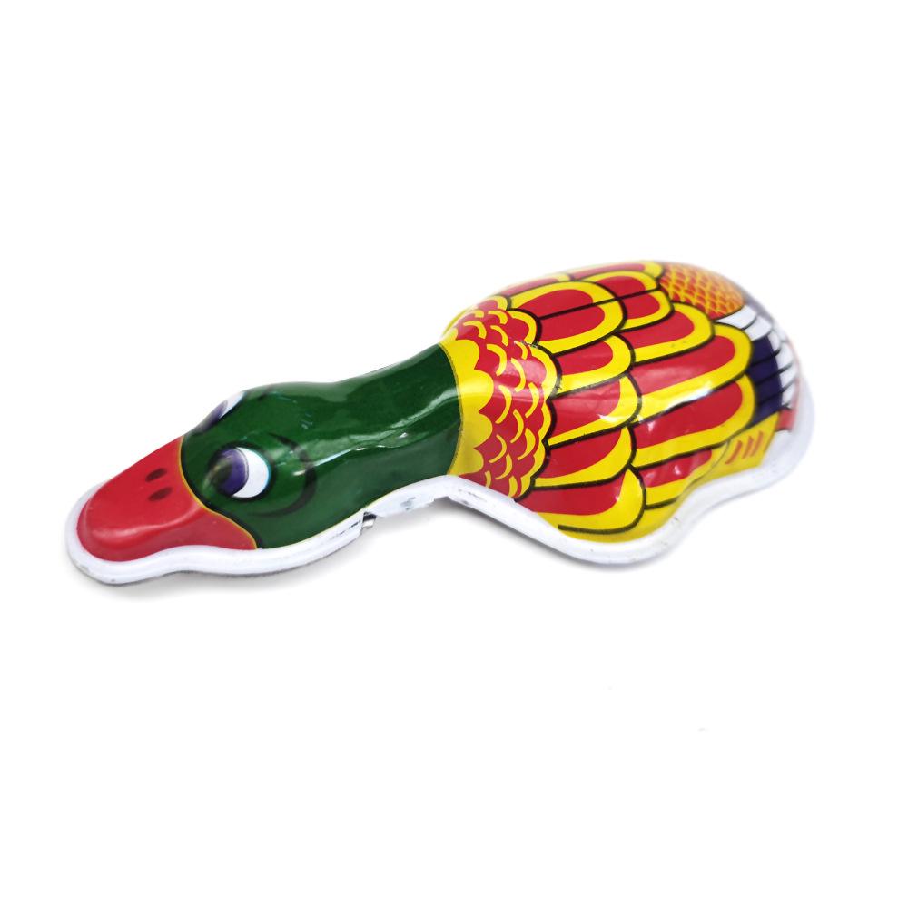 MM055 Retro 80s 90s Nostalgic Ringing Frog Tin Toy