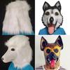 Latex Poodle Wolf Dog Husky Mask Cartoon Animal Costume For Christmas And Halloween