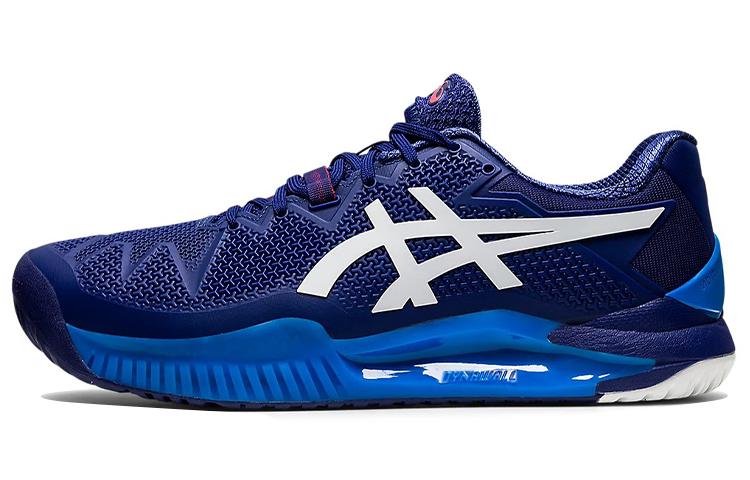 ASICS Gel Resolution 8 2E Wide Dive Blue 1041A113-405 43.5
