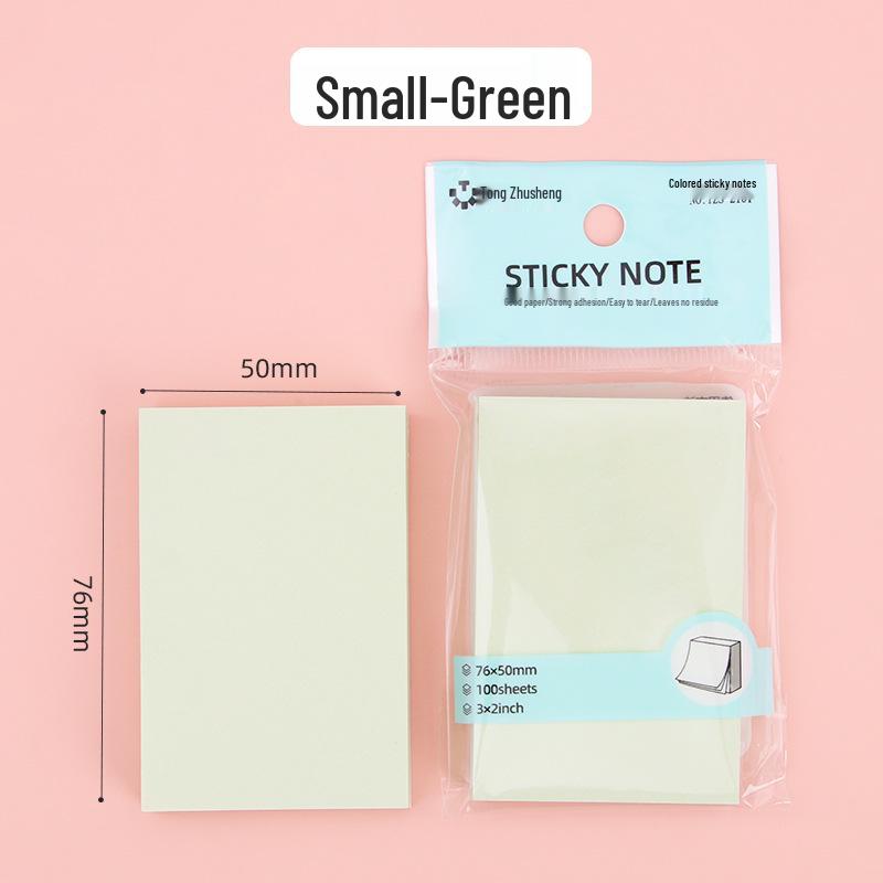 Morandi Color Sticky Notes - Tearable Student Stationery Index Tabs & Message Memo Pads