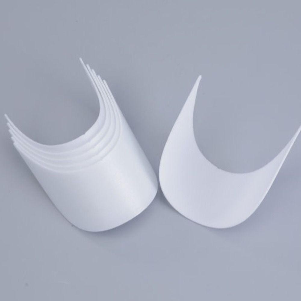 20Pcs DIY Baseball Cap Brim Peaked Removable Easy Insert Cap Brim Replacement Plastic Practical Hat Visor Shaper Inserts