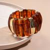 Geometric Exaggerated Bracelet Wide Retro Hand Ring Simple Wide Chunky Bangles  Summer
